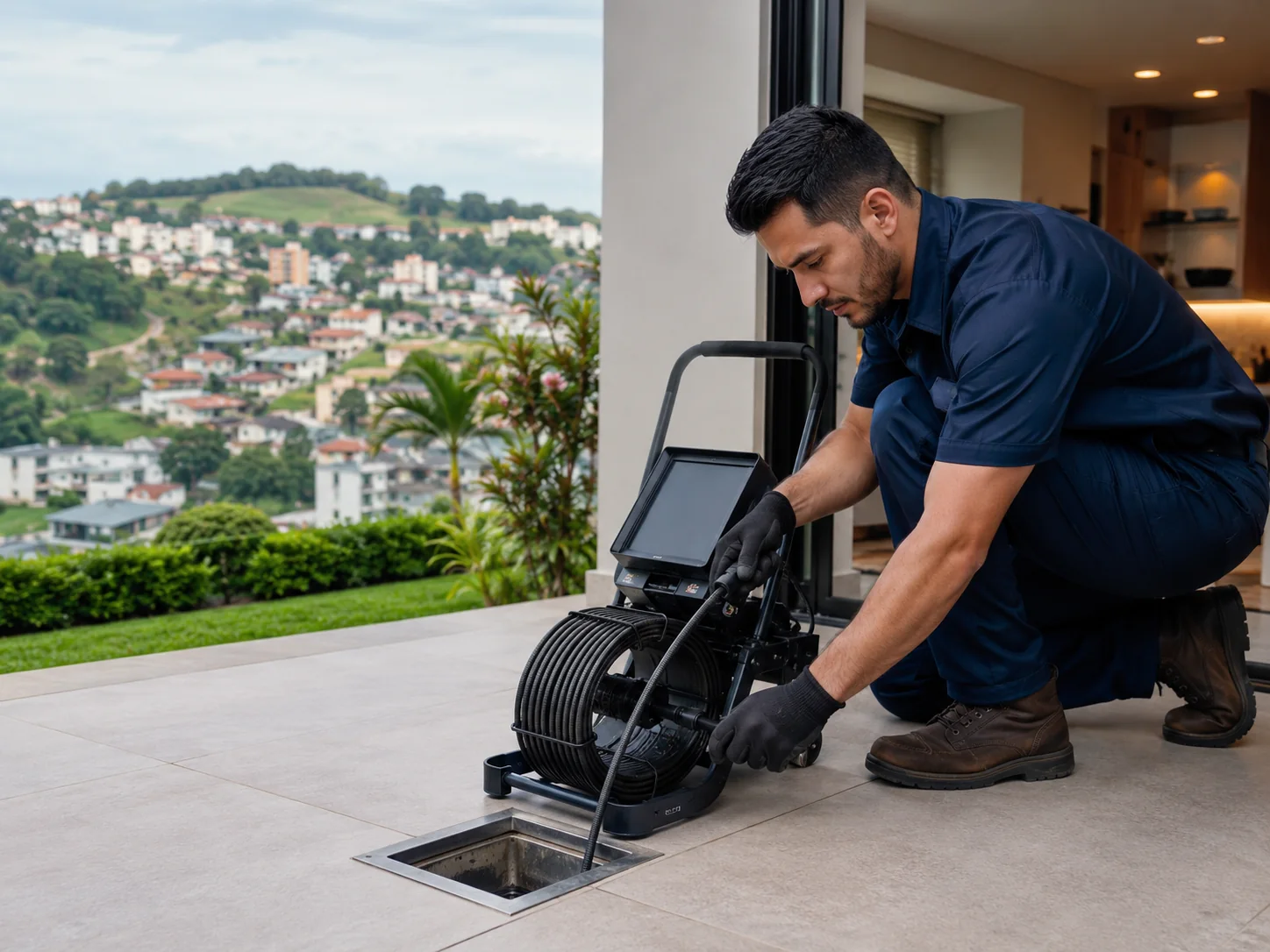 Serviço técnico em área residencial